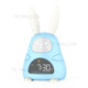 JSN JS2721 Cartoon Rabbit Children LCD Electronic Digital Alarm Clock Seven Colors Nightlight Table Alram Clock