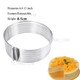 Mousse Mould Ring Bakeware Tool Large 9.5 to 12 Inch Adjustable Round Stainless Steel Cake Bakery Ring (BPA-free, No FDA Certificate)