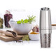 Automatic Salt Pepper Grinder Electric Spice Mill Grinder Seasoning Kitchen Tools with Blue LED Light (without FDA Certification) - 1Pc