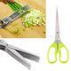 Stainless Steel 5 Layers Scissors Kitchen Tool