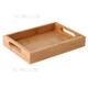 30*20*4cm Bamboo Food Serving Tray Handles Design Dishware Trays for Living Room/Restaurants/Bedroom