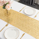 30x275cm Sequin Table Runners for Home Tea Table TV Cabinet Drawer Coffee Table Dust Cover Party Decor - Gold