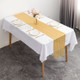 30x180cm Sparkly Sequin Wedding Birthday Party Home Decoration Tea Table Runner Table Cover - Gold