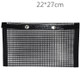 PTFE Non-Stick BBQ Mesh Grill Bag Outdoor Picnic Barbecue Cooking Tool - Size: 22x27cm