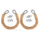 For Toilet Bathroom Decoration Industrial Vintage Toilet Paper Loo Roll Rope Holder - 2 Pcs