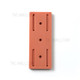 Self Adhesive Power Strip Fixator Wall-Mounted Power Strip Holder Free Cable Management System for Home Office - Orange