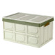 Multifunctional Storage Box Folding Containing Box Stackable Storage Bin Foldable Plastic Box Laundry Basket - Green