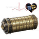 Code Toy Metal Password Lock Box Wedding Valentine's Day Gift Password Cylinder Present - Bronze