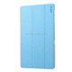 ENKAY Silk Texture Horizontal Flip PU Leather Case for Galaxy Tab A 10.5 / T595 & T590, with Three-folding Holder & Sleep / Wake-up Function (Baby Blue)