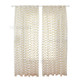 Curtains Lantern Pattern Window Screen Dust-proof Cover Curtains for Living Room Window Door 1 Panel 40"x79" - Gold