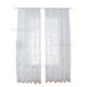 Window Screen Curtains Sheer Curtains Marble Print for Living Room Window Patio Door 1 Panel 40"x79" - Silver