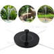 13cm Water Sprinkler Bird Bath Floating Solar Fountain Pump Fish Pond Yard Garden Decoration with 6 Nozzles