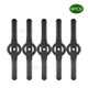 5Pcs/Pack Plastic Lawn Mower Blade Grass Cutter Grass Trimmer Weeder Accessory Replacement for Garden Agriculture Use