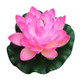 7 Inch Artificial Foam Lotus Flowers Water Home Pond Decoration Plants