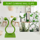 50Pcs Plant Climbing Wall Fixture Clips Self-Adhesive Hook Vines Traction Clips Invisible Holder