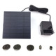 Solar Power Water Pump Garden Fountain Pool Watering Pond Pump Pool Aquarium Fish Tank with Separate Solar Panel