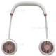 923 Portable Neck Hanging Fan USB Charging Hands-free Sports Neck Fan - White