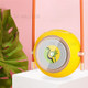 X01 Magic Bean Cute Portable USB Charging Mini Cooling Fan Student Summer Hanging Neck Fan Cooler - Yellow