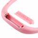 Wearable Neckband Mini Dual-Fans 3 Wind Speeds Adjustable USB Rechargeable - Pink