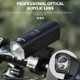 WEST BIKING YP0701295 1300LM Mountain Bike Headlight USB Rechargeable Flashlight