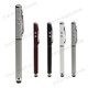Capacitive Stylus Touch Pen + LED Flashlight + Laser Pointer for The New iPad / For iPhone 5 / 4S / 4 / For iPod Touch For Samsung S 4 IV i9500 etc;Red