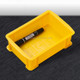 5 PCS Thick Multi-function Material Box Brand New Flat Plastic Parts Box Tool Box, Size: 20.7cm x 13.7cm x 6.4cm(Yellow)