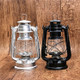 Hurricane Lantern Antique Kerosene Lamp Portable Retro Table Lamp Flame Light for Outdoor Camping/Indoor Decor - Green