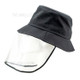 Anti-droplet Transparent Face Shield Protective Cap Outdoor Unisex Bucket Hat