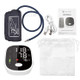 Large Display Arm Type Electric Blood Pressure Monitor Upper Arm Cuff Home Blood Pressure Pulse Tester - Black