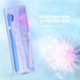 PURETTA Mirror Design Intelligent UV Light Toothbrush Sterilizer Case Portablle Travel Toothbrush Holder Toothbrush Cleaner Household Brush Holder