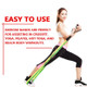 20Pcs Resistance Bands Pulling Rope Word Elastic Exercise Straps Fitness Equipment for Abdomen, Waist, Arm, Yoga Stretching Slimming Train
