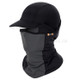 WEST BIKING 3-in-1 Summer UV Protection Cap Face Mask Breathable Cooling Neck Gaiter - Black/Grey