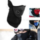 Outdoor Sports Cycling Windproof Scarf Polar Fleece Warm Breathable Neck Gaiter Face Cover - Black