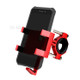 Aluminum Bike Phone Holder Bicycle Phone Mount with Aromatherapy Stick for Mountain Bike Road Bicycle Motobike - Red