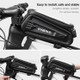 INBIKE Touch Screen Bicycle Top Tube Bag Hard Shell Waterproof Cycling Bike Frame Bag Case