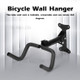 Foldable Bicycle Wall Hanger Mountain Bike Wall Double Hook Hangings Rack Folding Telescopic Bicycle Display Stand