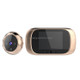 DD1 Smart Electronic Cat Eye with 2.8 inch LCD Screen, Support Infrared Night Vision / Doorbell / Camera(Gold)
