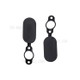 Rubber Charge Port Cover Rubber Plug for Xiaomi Mijia M365 Electric Scooter Skateboard - Black