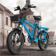 DUOTTS C20 Electric Moped Bicycle 45KM/H High-Speed Brushless Electric Bicycle Aluminum Alloy Waterproof E-Bike - EU Plug