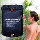 20L 5 Gallon Solar Heated Shower Bag for Outdoor Camping Hiking Traveling