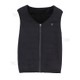 Heating Vest USB Charging Heating Vest Intelligent Electric Heating Clothes Submersible Black Silk Floss - XL