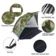 TOMSHOO Outdoor Sports Lightweight Sunshade Tent with Carry Bag for Fishing Picnic Beach Park - Camouflage