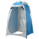 Camping Beach Shower Tent Privacy Shelter Tent Portable Outdoor Sun Rain Shelter with Window - Blue/Grey