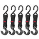 5Pcs/Pack Outdoor Camping Portable Lightweight Moveable Storage Hook Detachable Hanging Hook S-Shaped Hook - Size L