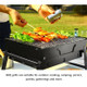 Foldable Charcoal Grill Portable BBQ Grill 13.8x10.6x7.9in for Travel Outdoor Cooking Camping Grill Picnic Patio Backyard