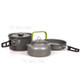 HALIN Outdoor Camping Picnic Pot + Pan + Teapot Cookware Set for 2-3 People