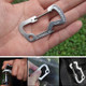 AOTU D Shaped Stainless Steel Multi-functional Opener for Outdoor Activities