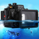 PULUZ Pu7009 40m Underwater Camera Waterproof Housing Case for Panasonic LUMIX DMC-LX100 - Black