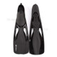 Whale Adult Flexible Comfort Swimming Fins Submersible Long Swimming Snorkeling Foot Profession Diving Fins Flippers Water Sports - Black/ML