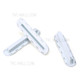 3Pcs Future Tri Fins Box Plugs Fin Base SUP Screw Surf Fins Plugs Set Extra Fin Key Fin Screws - White